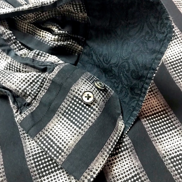 luciano visconti mens XXL  plaid button shirt - Picture 3 of 4